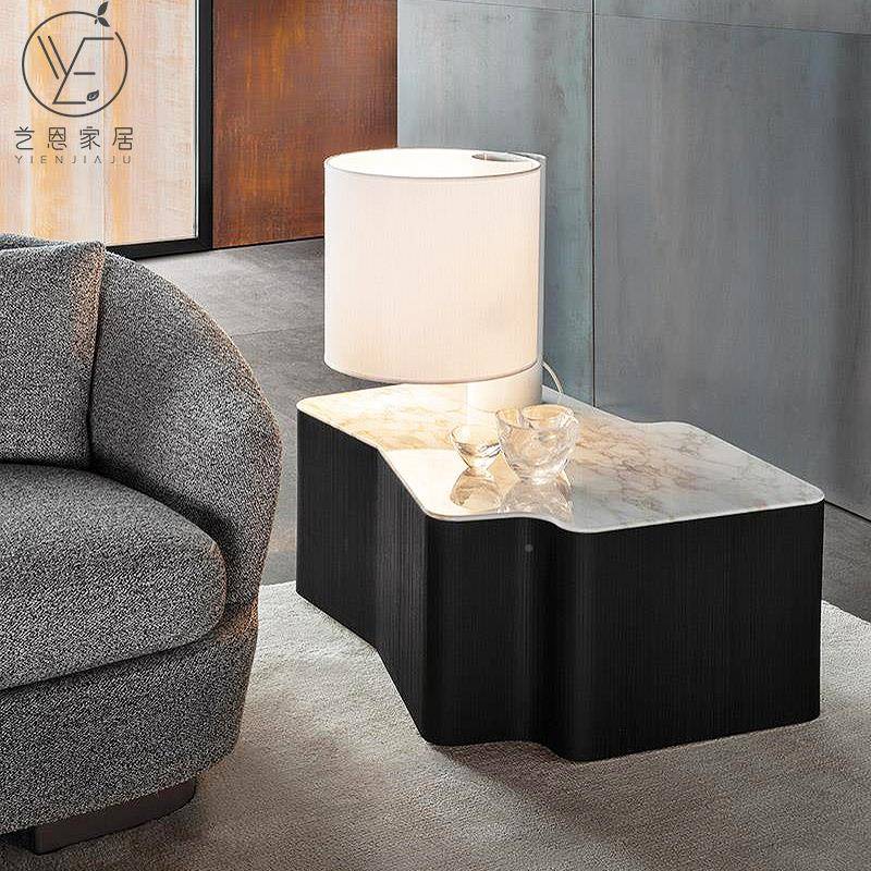 组合边几木质高低矮几客沙发转木MTM角角极几简储厅存床头柜实茶