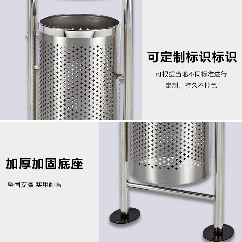 不室锈钢户外TGK垃圾可固定校园墅别桶景区外果皮桶公园街道垃圾