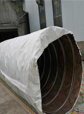 厂家直供金GVN华帆耐高温软管软法兰布箍式风管用接阻燃卡防腐