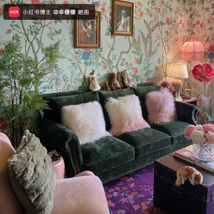 W7复F759HJ69古美式布艺发小三户型厅可客拆洗大人四人位沙沙发组