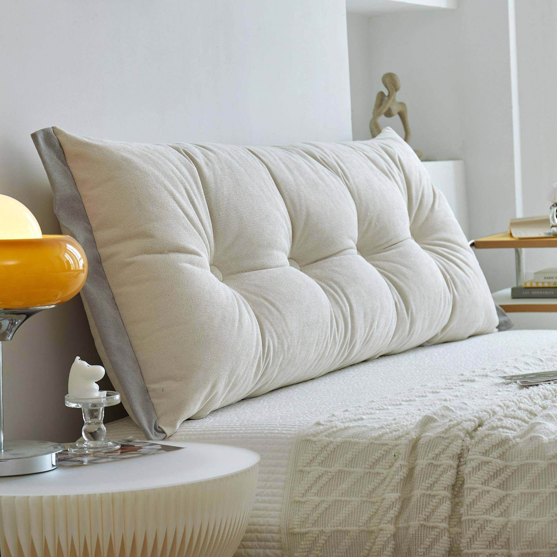 床头靠垫软包榻榻米床上人长枕F968J98M护大腰靠床靠双背垫床头柜