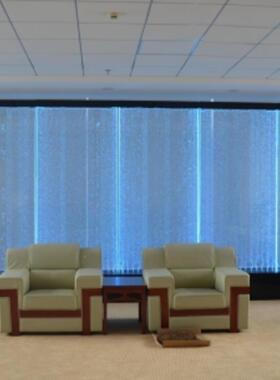 幕墙厅屏风大型亚克力气墙流水泡造景鱼缸客酒水景隔10029009断装