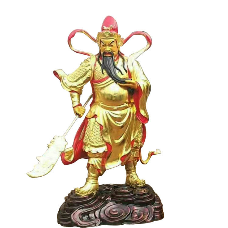 五虎将军塑像图片韦陀菩萨图片伽蓝菩萨图片关公塑像树脂玻璃钢