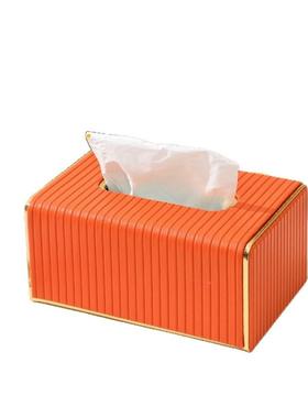 家高颜值纸巾盒客厅d轻奢酒店制抽意新款餐级商用2桌02422创感5