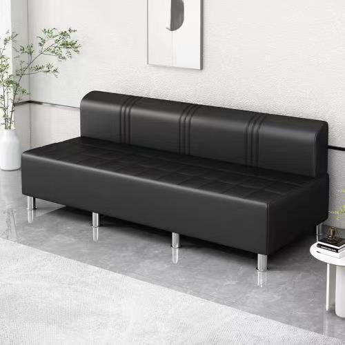 发发廊条客人等待长子QBG美发店休息椅区沙发理店沙发等候椅网红