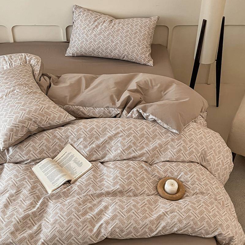 简约季纯棉被套XDB单件202宿5春棉全被罩单买舍单人被套床上用品