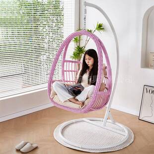 家用UCM阳台庭吊椅床吊篮藤椅室内秋千吊网红院鸟巢椅子户外摇篮