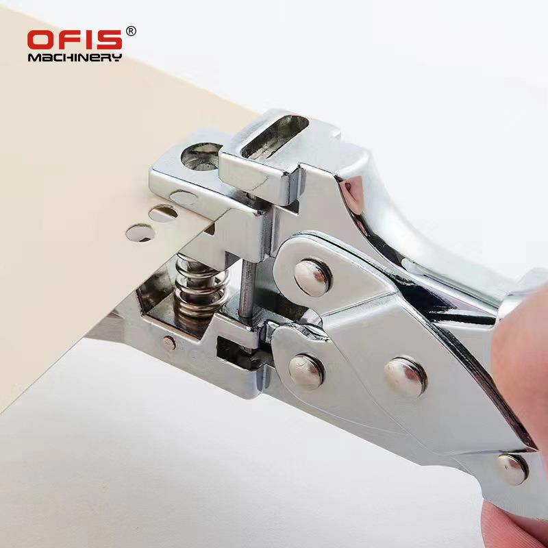 手P动孔打钳VC面证卡圆孔圆DMI角椭圆3用桌小型多功能手动打孔器