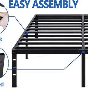 铁床金属铁架床1米5单人折叠艺双人GLO床1米8简约室卧床公寓铁床