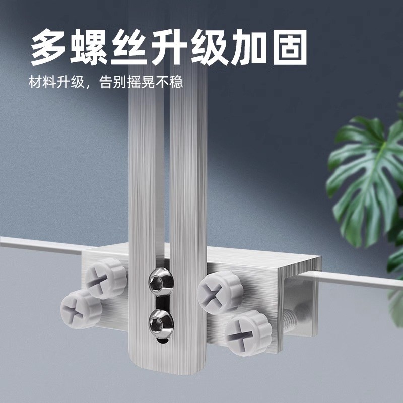 鱼缸灯支架家用筒灯专用吊灯铝合金拉H丝高质量旋转水草缸大底座图片
