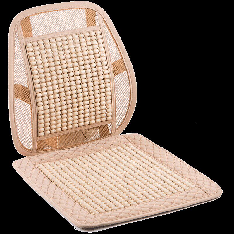 坐垫夏季单片木珠办公室电脑椅子凳子屁股座垫夏天学生汽车内凉垫