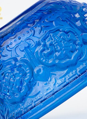 藏式七彩供水杯水晶供水碗七供八供八吉祥琉璃P圣水碗莲花底座供