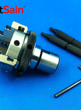 FitSain-四爪自定心50/63手紧卡盘连接杆卡盘杆车床后孔8/10/12