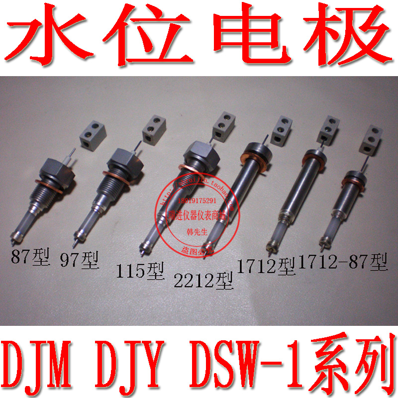 水位电极锅炉液位水位计电接点 DJM1815-115 螺纹式M18*1.5