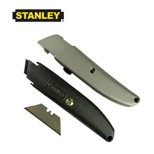 STANLEY/史丹利进口美工刀墙纸刀多用途割刀梯形刀片介刀自动锁定