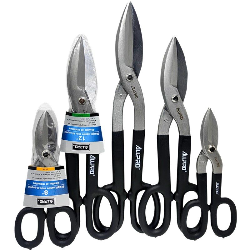 台湾ALLPRO阿波罗美式白铁剪不锈钢专用剪刀型重型铁皮剪AP-01414