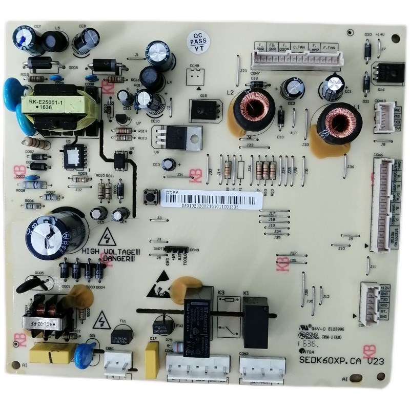 适用美的冰箱主板电脑板BCD-516WKM(E)电源板 DA010202002维修