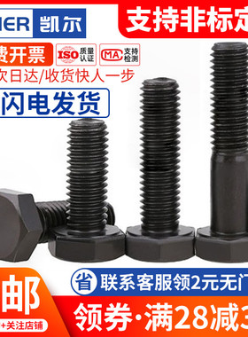 10.9级细牙外六角螺丝1.25mm幼牙螺栓 M12*25x35x45x55x60x70x150