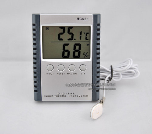 电子温湿度计HC520温度计 数字温湿度计 室外探头可拆取