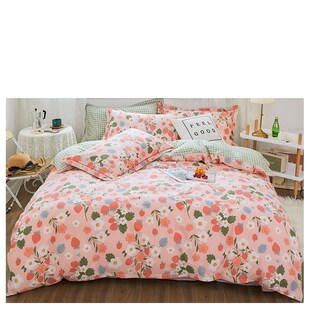 四件套1a.8m床单被套1.5m春秋学生宿舍单人床上用品三件套全棉