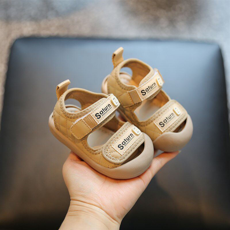婴儿凉鞋夏季包头护脚o防踢学步鞋男孩子沙滩鞋1一3岁宝宝休闲鞋