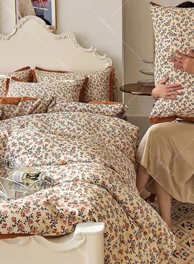 美式白色实木双人床小户型主卧端C法式奶油女孩公主婚床定制家具