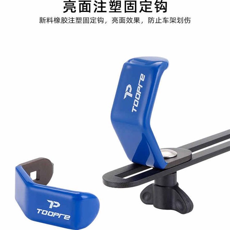 自行车前轮固定器 山地车车轮组固定架 车W把防偏摆工具