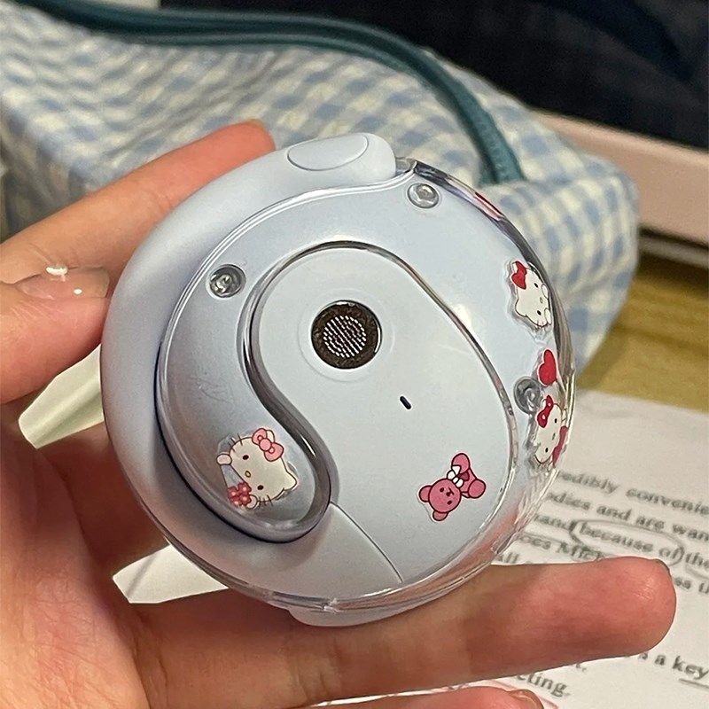 小椰球蓝牙耳机音响箱二合一挂耳夹式无线玩游戏运动骨传导不入耳