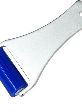 4寸铝板高粘尘滚轮矽胶硅胶10cmD静电除尘辘可清洗清洁滚筒压膜棒