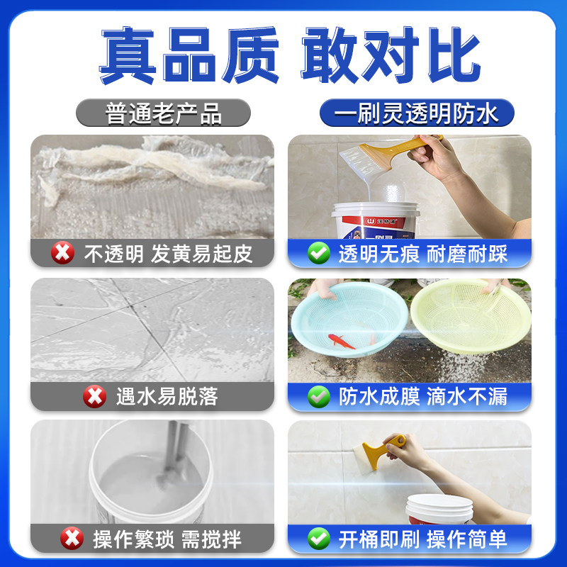 窗户防渗水透明防水胶窗台外沿漏水漏雨J密封胶水外墙阳台补漏材