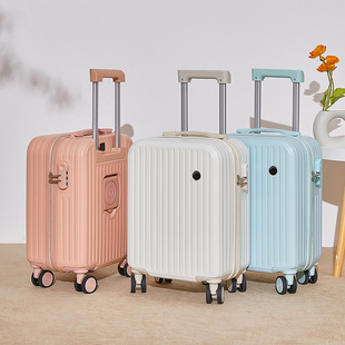 新款 型行李箱男女登机箱密码箱万向轮18寸轻便拉杆箱皮箱子2023