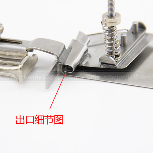 工业平车同步车包松紧带橡筋卷边拉筒卷边O器袖口下摆松紧带卷边