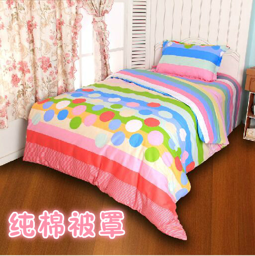 纯棉被套棉布学生宿舍床上用品被罩单件双人儿童1.5/1.8全棉被罩