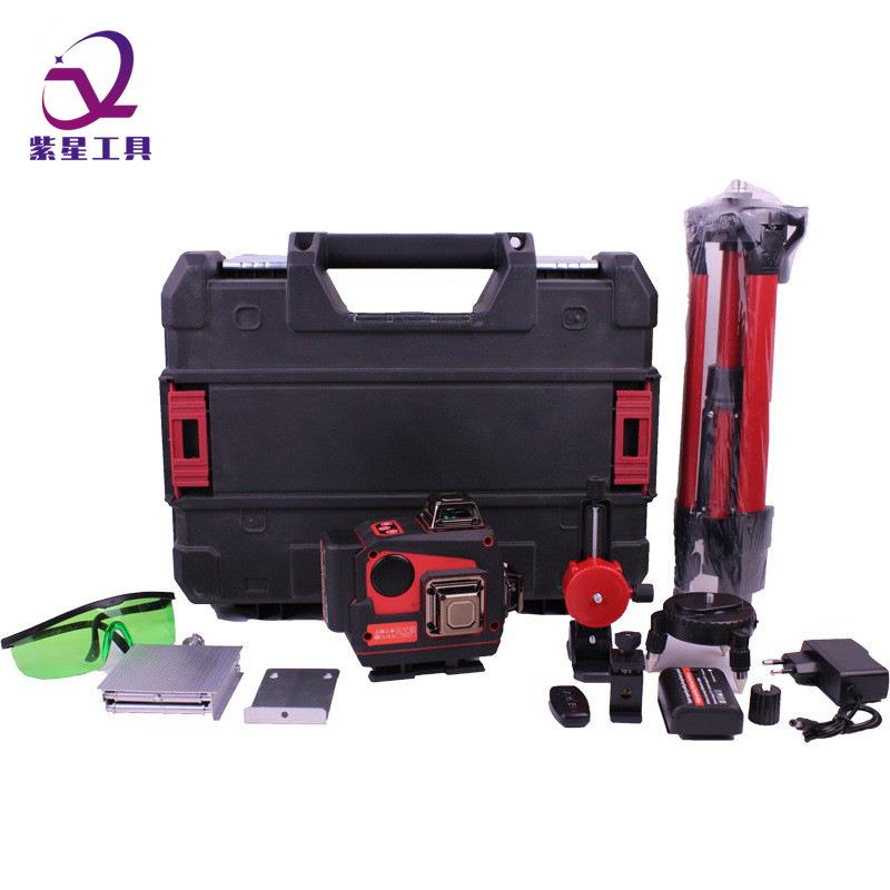 跨境16线水平仪贴墙仪贴地仪锂电工具