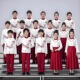 儿童合唱团演出服装 中国风红色爱国大合唱诗歌朗诵演讲比赛表演服