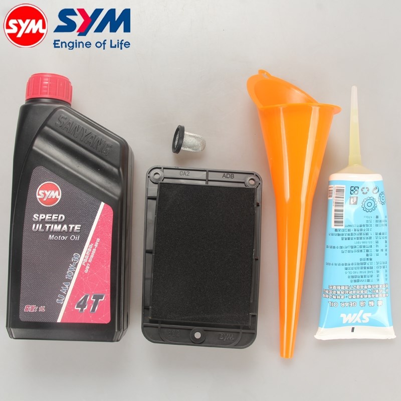 适用于 三阳 XS150T-16 fiddle 飞度5 磨合期 机油 齿轮油 空滤芯