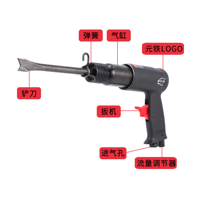 元铁YT-7622气铲气动风铲刀气锤风镐气镐气锹工具150190250荣鹏,金属材料及制品,金属丝/绳/缆,淘宝优惠券,粉丝福利购,淘宝优惠卷