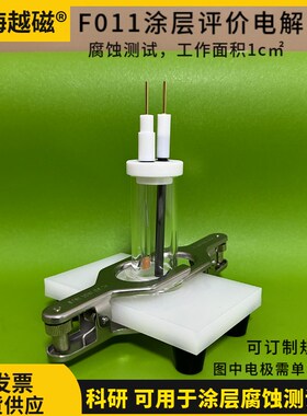 F011型涂层评价电解池 适用于腐蚀测试 标准外露面积1平方厘米