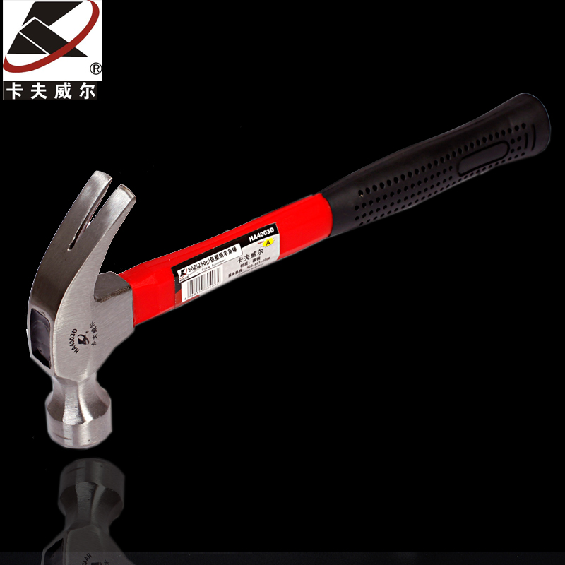 正品卡夫威尔250G375G500G包塑柄羊角锤/锤子榔头救生锤/五金工具
