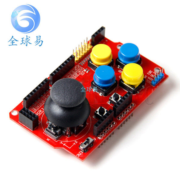 JoyStick Shield 游戏摇杆扩展板模拟键盘鼠标功能