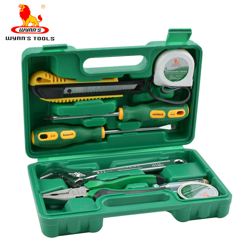 Wynns威力狮 9件套家庭工具组套 9PC家用工具组合包 套装工具W009