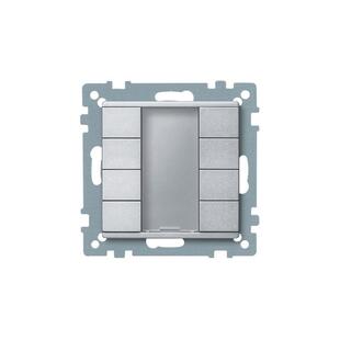 M列8键智能系面MTN62786板银灰色MTN2860智7能照明控制面板KNX场