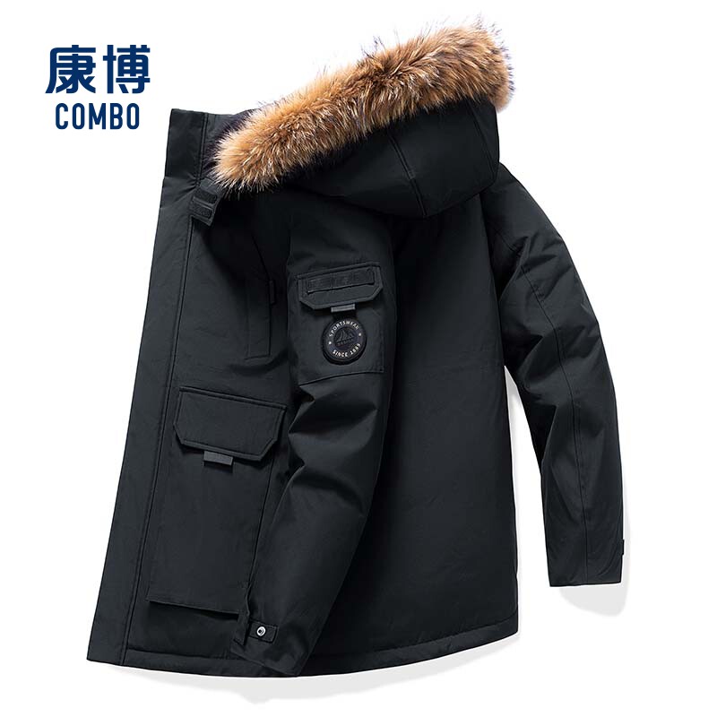 康博男士2025冬季新款休闲羽绒服