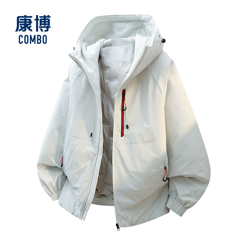 康博男士冬季新款90绒三防羽绒服