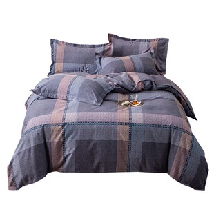 全棉加厚磨毛床单被套150x180x200xF230被罩220x240冬季 四件套