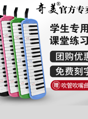 奇美37键口风琴32键小学生专用课堂教学儿童初学者初中生专业演奏