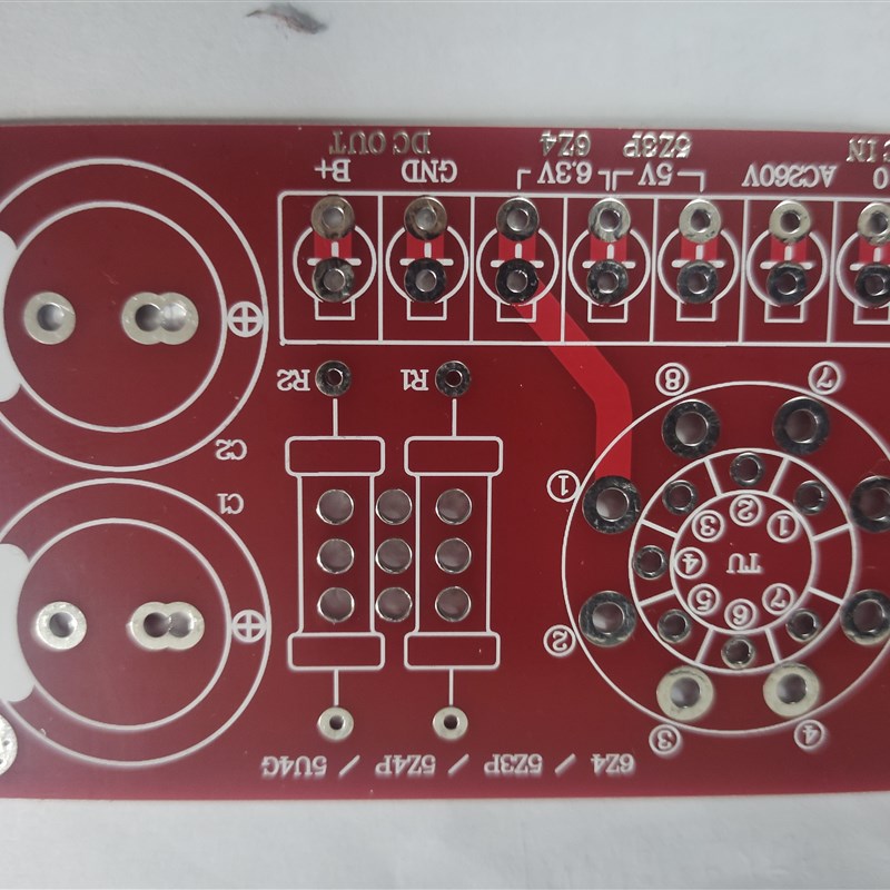 WZ-TU 电子管胆整流电源PCB 适用6Z4/5Z3P/5Z4P/5AR4电子管多功能