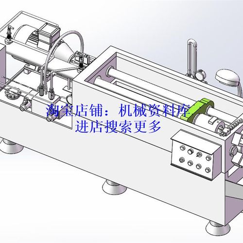 卧式拉床金属切削机床设计3D图纸sw模型加工孔眼或键槽【504】