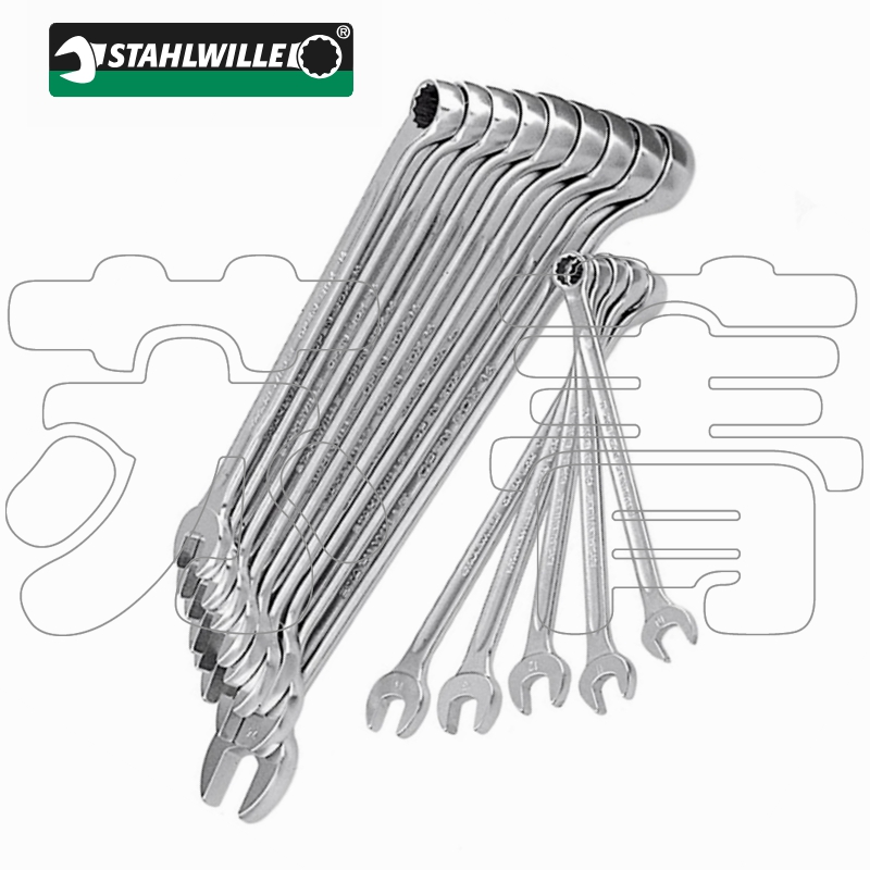 德国原装进口达威力STAHLWILLE 加长型梅开扳手套装  14系列