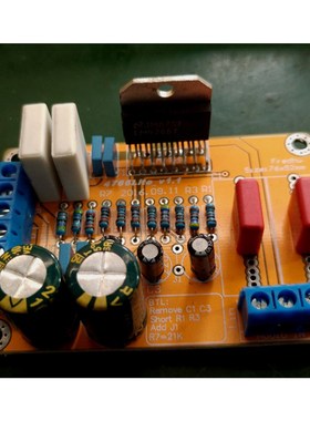 LM4766 功放板 LM4766T 纯后级 空板 PCB 支持BTL接法 40W*2 散件